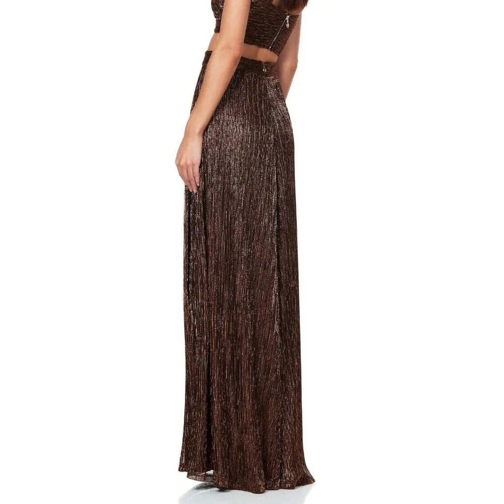 Nookie Alchemy Skirt Rust Brown Maxi